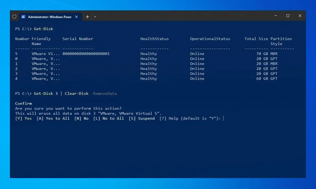 Formater le disque dur avec PowerShell sous Windows 10 Formater le disque dur avec PowerShell sous Windows 10