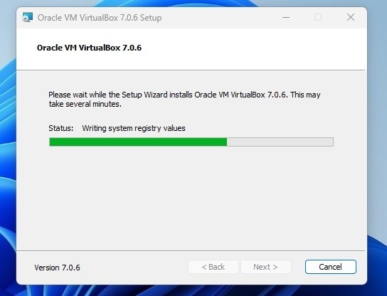 Installer Virtualbox sur Windows 11