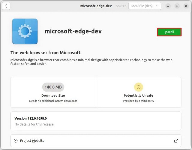 Installer la version bêta de Microsoft Edge