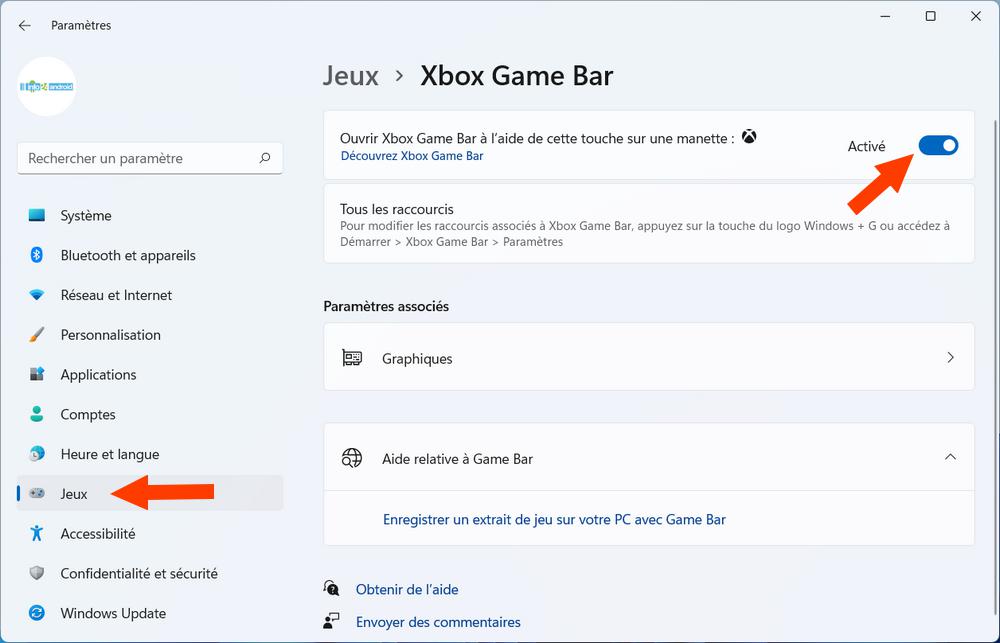 Activez Xbox Game Bar