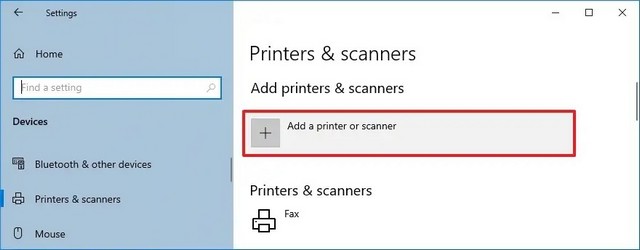 Ajouter une imprimante ou un scanner