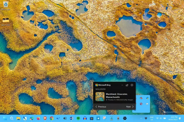 Bing Wallpaper - meilleur thème Windows 11