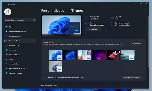 Comment créer un thème personnalisé dans Windows 11