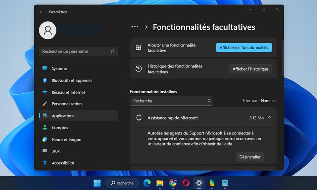 Comment installer des fonctionnalités facultatives sur Windows 11