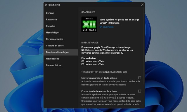 Comment utiliser DirectStorage dans Windows 11