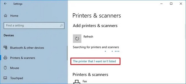 Installer une imprimante sur Windows 10