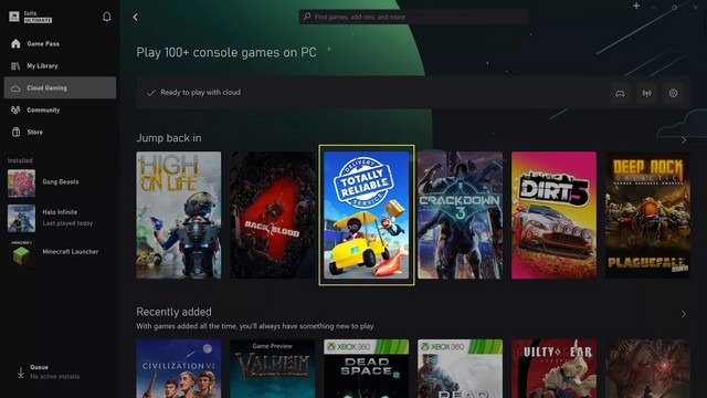 Jouer à des jeux Xbox sur PC Windows 11