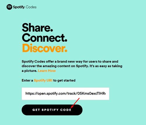 Obtenir le code Spotify