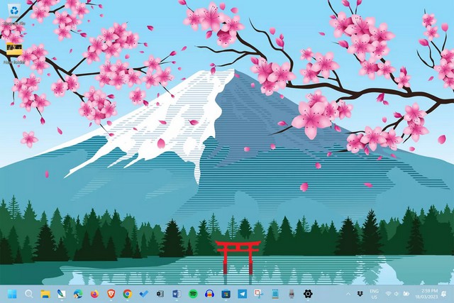 Springtime Art - meilleur thème Windows 11