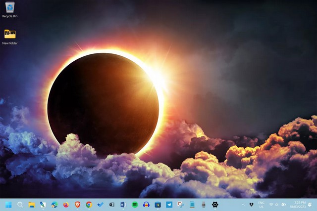 The Solar Eclipse - meilleur thème Windows 11