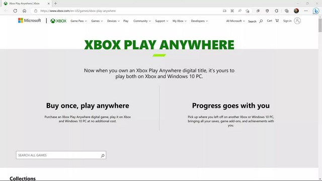 Xbox Play Anywhere