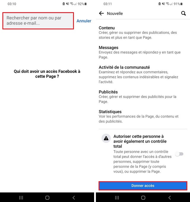 Ajouter un administrateur sur page Facebook