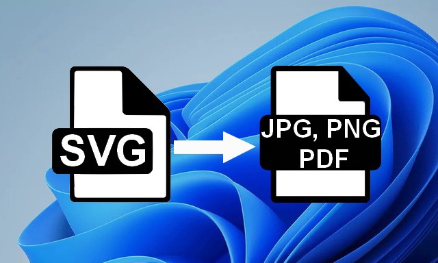 Comment convertir un fichier SVG en JPG, PNG ou PDF