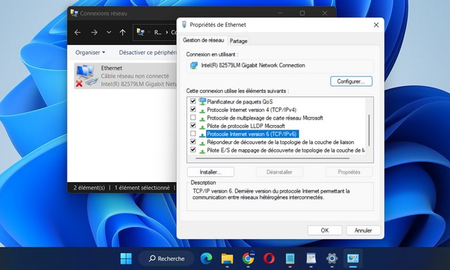 Comment désactiver IPv6 sur Windows 11