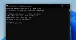 Comment installer WSL sur Windows 11