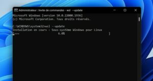 Comment mettre à jour WSL sur Windows 11