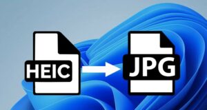 Convertir une image HEIC en JPG sur Windows 11