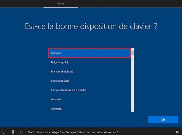 Disposition de votre clavier