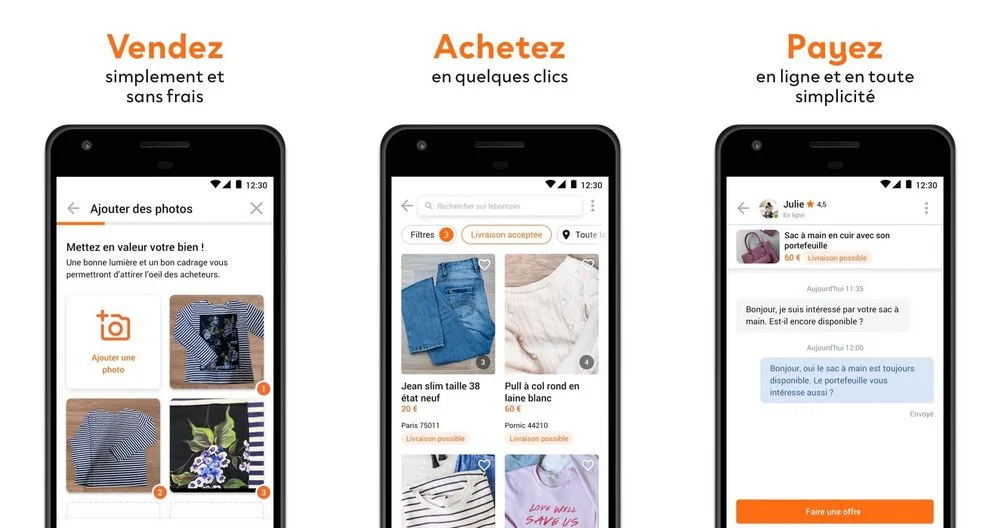 Leboncoin - meilleure application d'achat de voitures