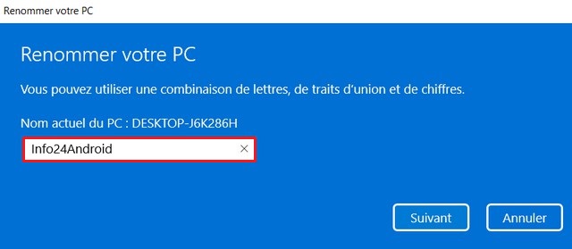 Changer le nom de votre ordinateur