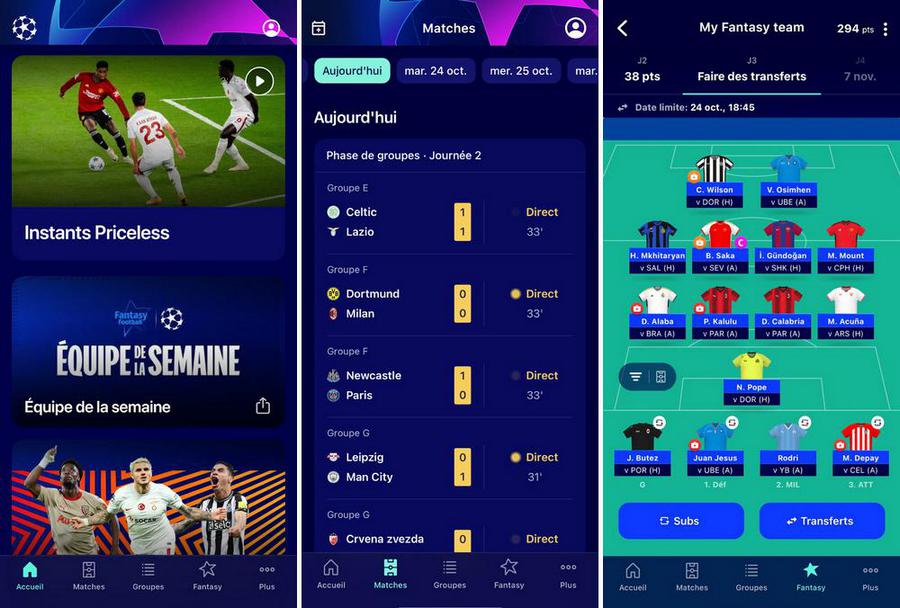 UEFA Champions League officiel