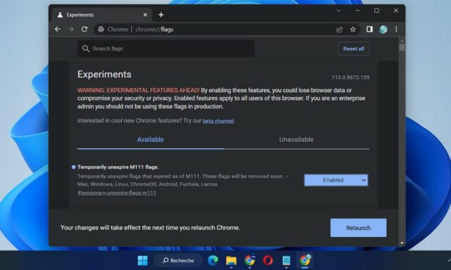 Chrome flags : activer les fonctionnalités expérimentales