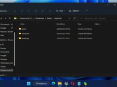 Comment trouver le dossier AppData dans Windows 11