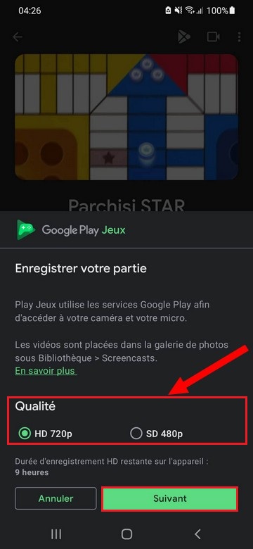 Enregistrer une partie de jeu vidéo