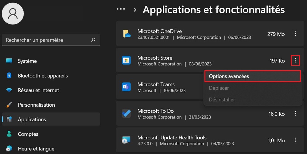 Erreur 0x80131500 du Microsoft Store