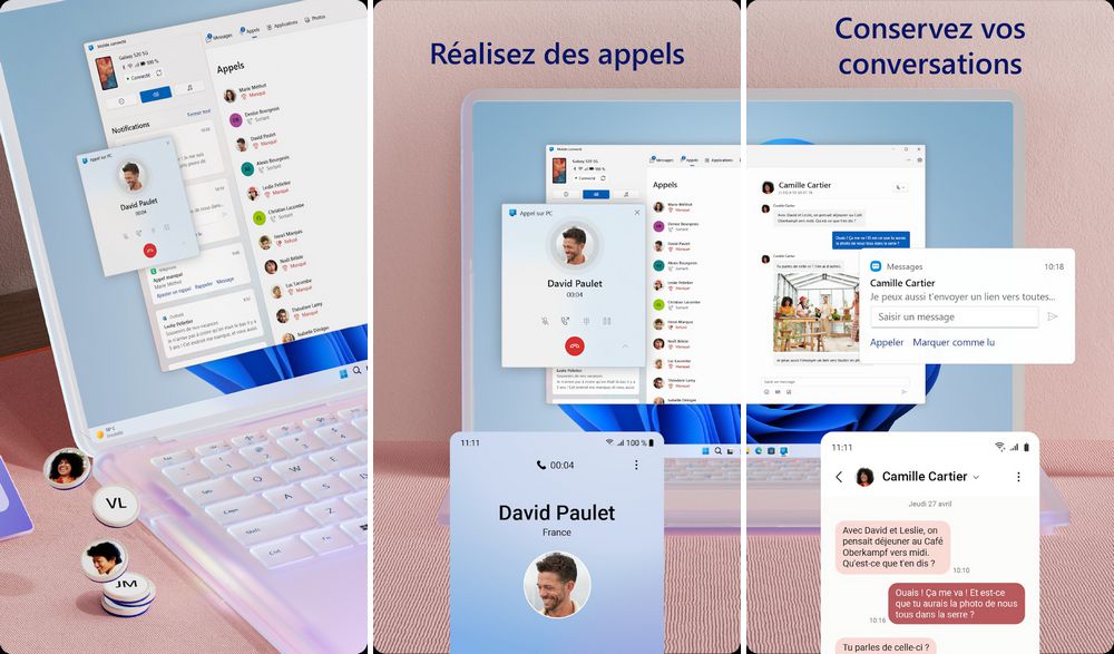 Link to Windows - envoyer des SMS depuis PC