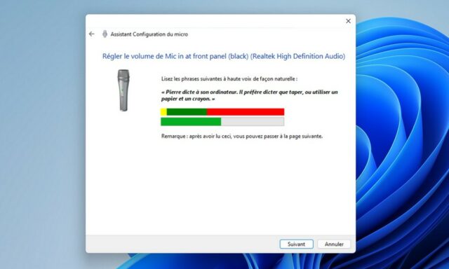 Comment activer et tester le microphone sur Windows 11