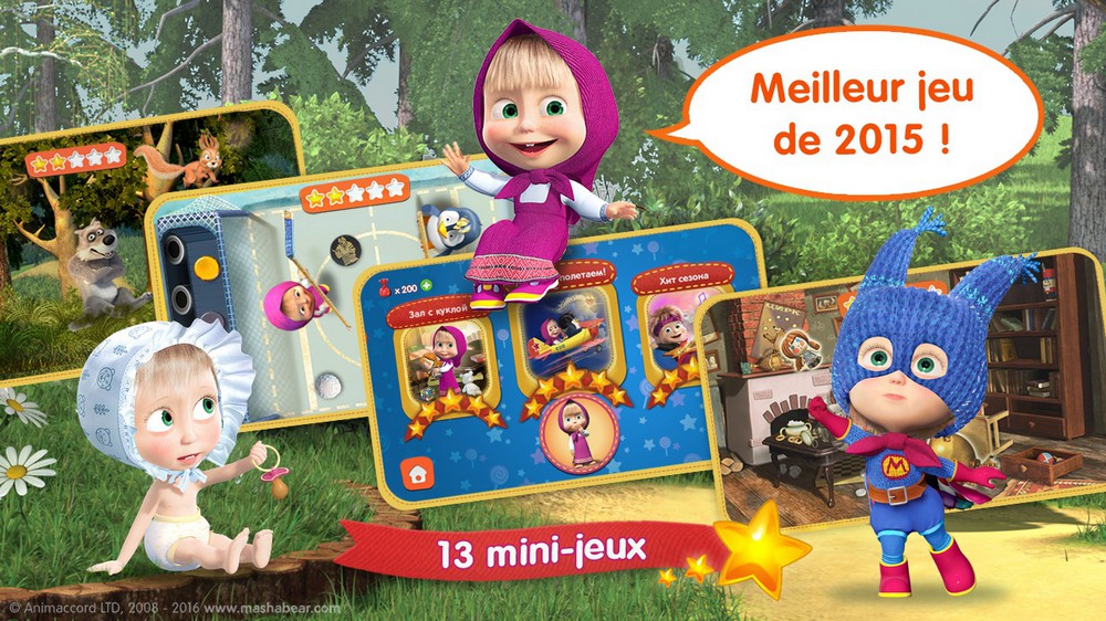 Masha et Michka Jeux éducatifs