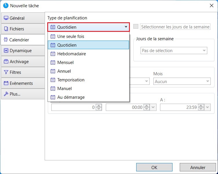 Sauvegarder ses fichiers avec Cobian Reflector