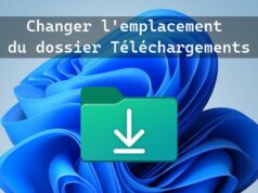 Changer l'emplacement du dossier Téléchargements dans Windows 11
