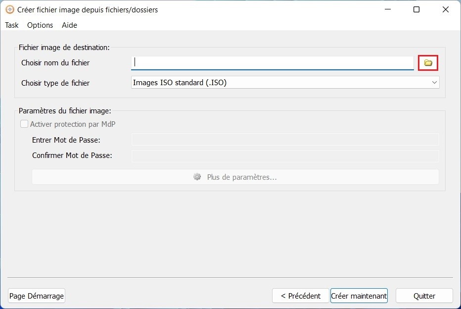 Choisir nom du Fichier