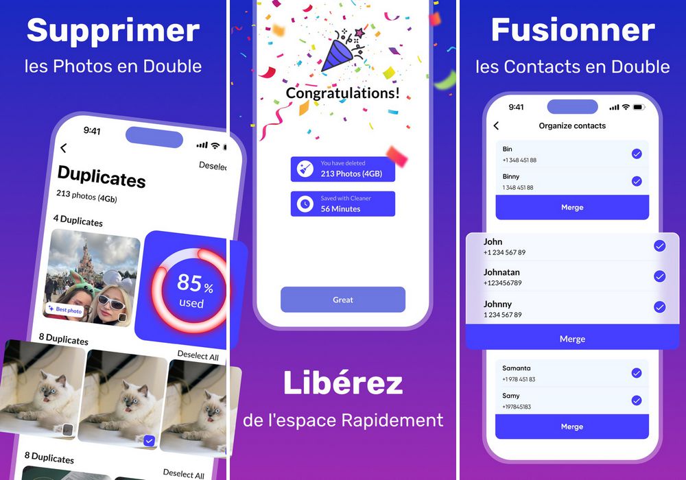 CleanUp - application de nettoyage