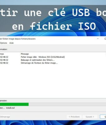 Comment convertir une clé USB bootable en fichier ISO