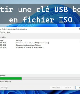 Comment convertir une clé USB bootable en fichier ISO