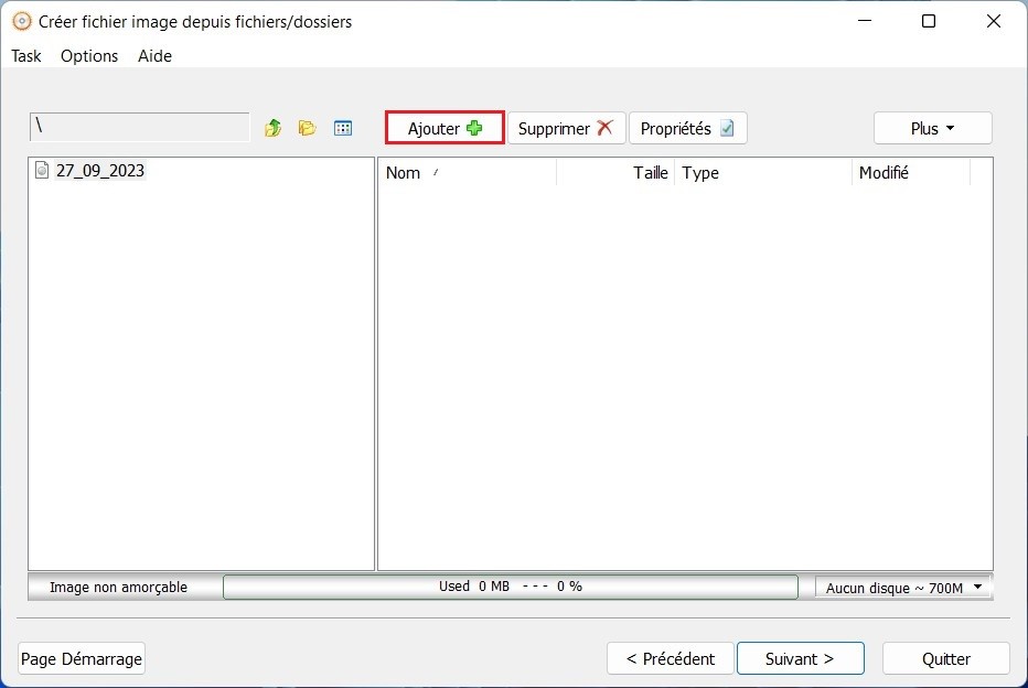 Convertir une clé USB bootable en ISO