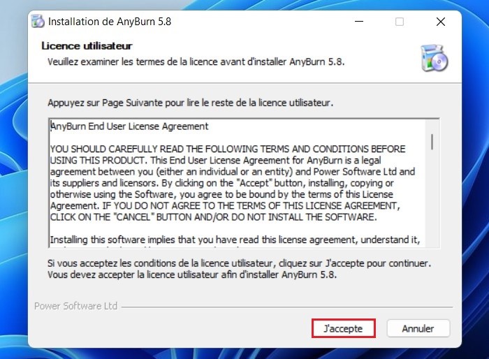 Installer Anyburn