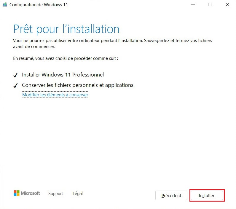 Réparer Windows 11 sans perdre de données