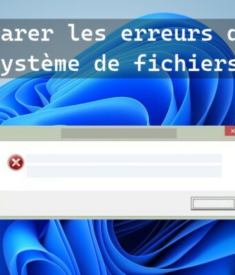 Réparer les erreurs du système de fichiers dans Windows 11