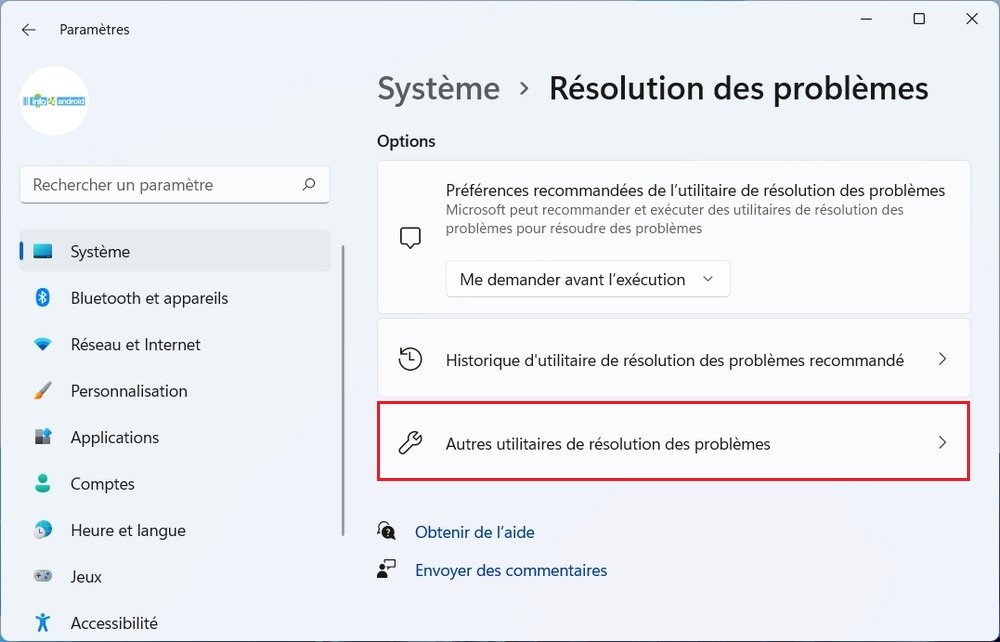 Résolution des problèmes