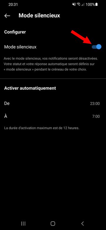 Activer le mode silencieux sur Instagram