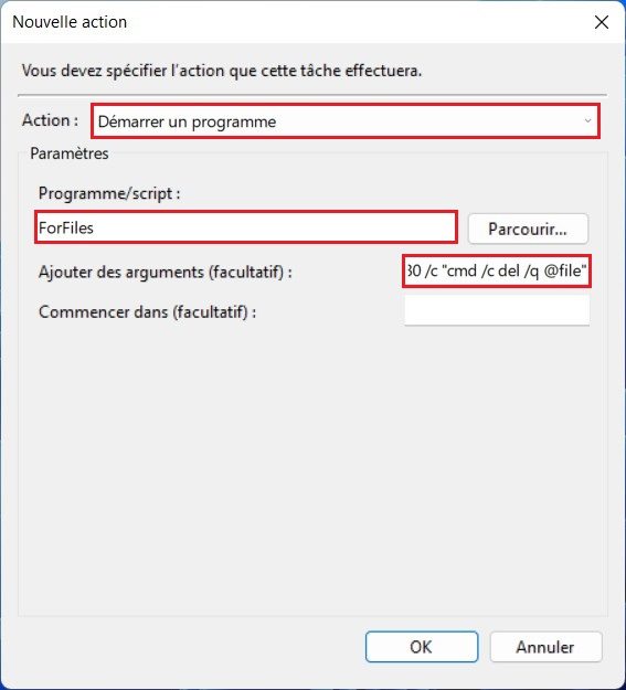 Comment supprimer automatiquement les anciens fichiers