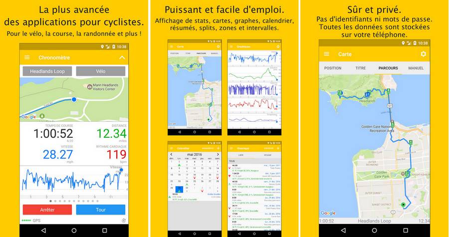Cyclemeter GPS Vélo et Course