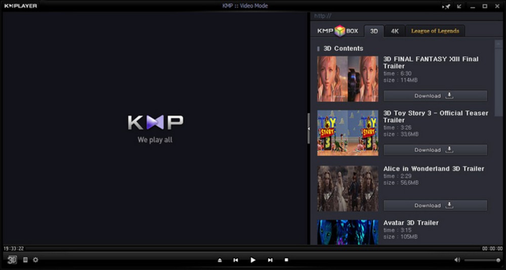 KMPlayer - le meilleur lecteur MKV