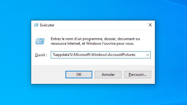 Supprimer l'image du compte utilisateur