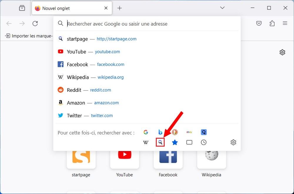 Ajouter un nouveau moteur de recherche dans Firefox