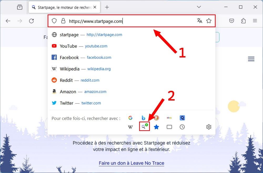 Ajouter un nouveau moteur de recherche